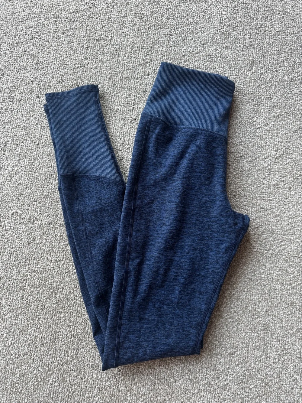 ALO Yoga High Waist Alosoft Lounge Legging Navy Blue | Size XS